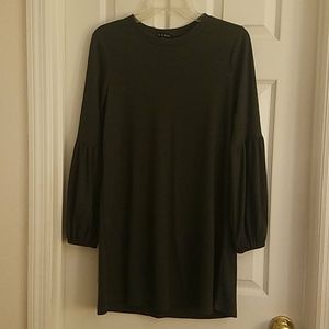 NWT As U Wish Dress with Lantern Sleeves